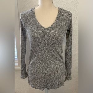 Gray long sleeve top